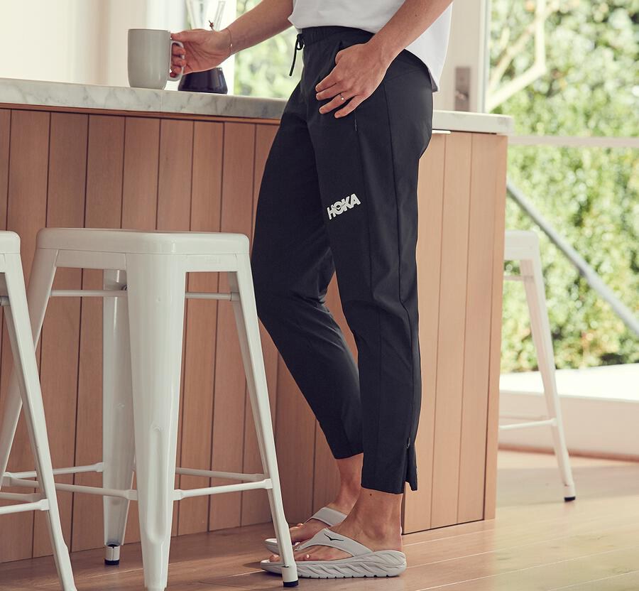 Pantalones Hoka One One Mujer - Jogger - Negras - KCU031652